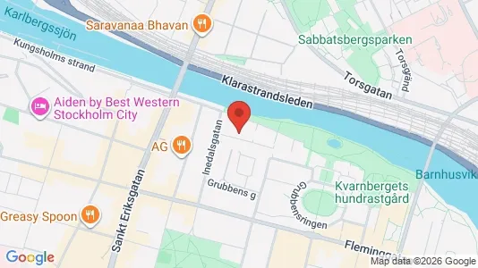 Lägenheter att hyra i Kungsholmen - kort over placeringen