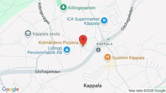 Lägenheter att hyra i Lidingö - kort over placeringen