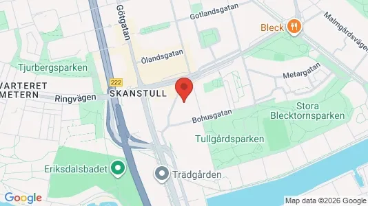 Lägenheter att hyra i Södermalm - kort over placeringen
