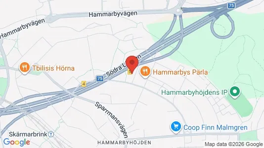 Lägenheter att hyra i Söderort - kort over placeringen