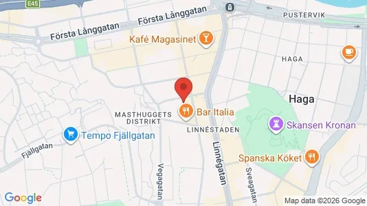 Lägenheter att hyra i Göteborg Centrum - kort over placeringen