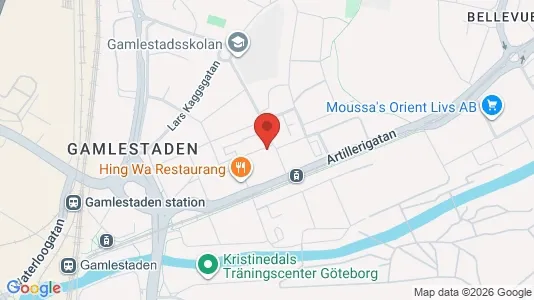Lägenheter att hyra i Göteborg Östra - kort over placeringen