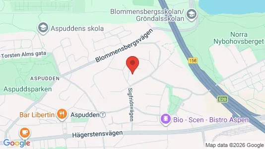 Lägenheter att hyra i Söderort - kort over placeringen