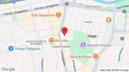 Lägenheter att hyra i Göteborg Centrum - kort over placeringen