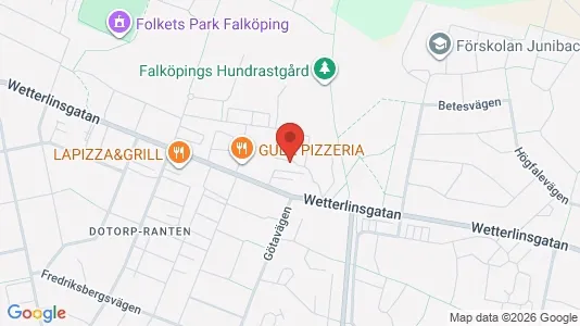 Lägenheter att hyra i Falköping - kort over placeringen