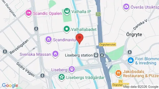 Lägenheter att hyra i Örgryte-Härlanda - kort over placeringen