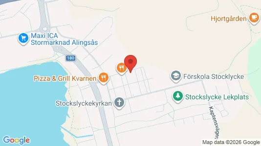 Lägenheter att hyra i Alingsås - kort over placeringen