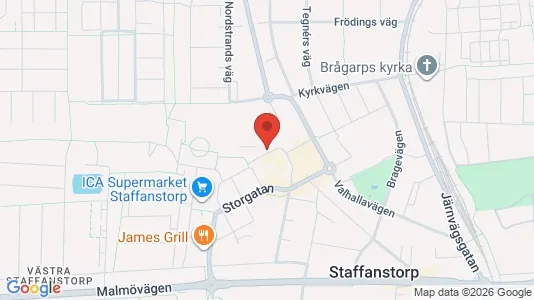 Lägenheter att hyra i Staffanstorp - kort over placeringen