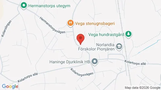 Lägenheter att hyra i Haninge - kort over placeringen