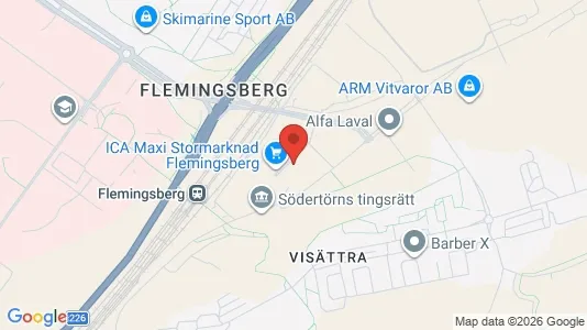 Lägenheter att hyra i Huddinge - kort over placeringen