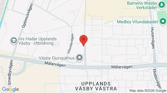 Lägenheter att hyra i Upplands Väsby - kort over placeringen