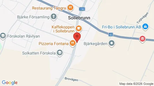 Lägenheter att hyra i Alingsås - kort over placeringen