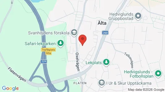 Lägenheter att hyra i Nacka - kort over placeringen