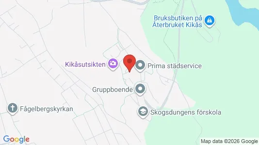 Lägenheter att hyra i Mölndal - kort over placeringen