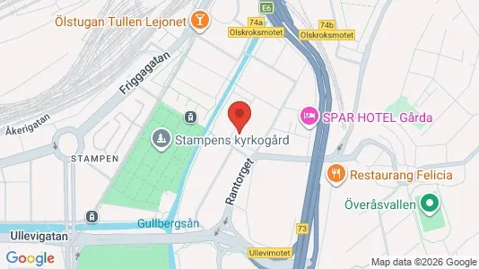 Lägenheter att hyra i Örgryte-Härlanda - kort over placeringen