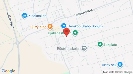 Lägenheter att hyra i Lerum - kort over placeringen