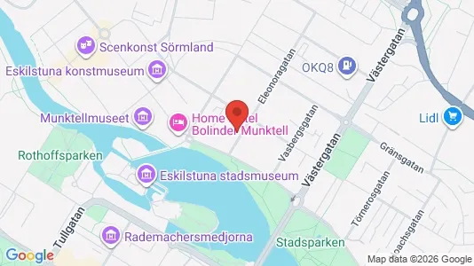 Lägenheter att hyra i Eskilstuna - kort over placeringen