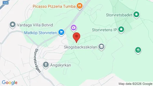 Lägenheter att hyra i Botkyrka - kort over placeringen