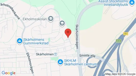 Lägenheter att hyra i Söderort - kort over placeringen
