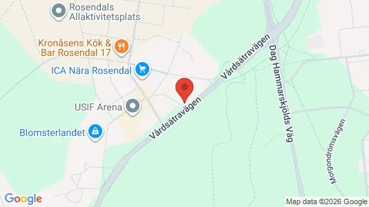 Lägenheter att hyra i Uppsala - kort over placeringen