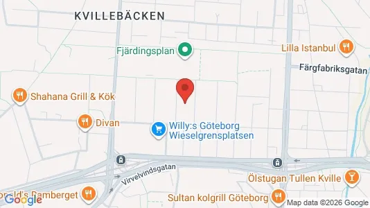 Lägenheter att hyra i Lundby - kort over placeringen