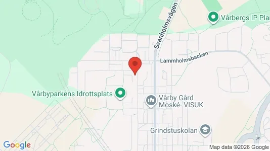 Lägenheter att hyra i Huddinge - kort over placeringen