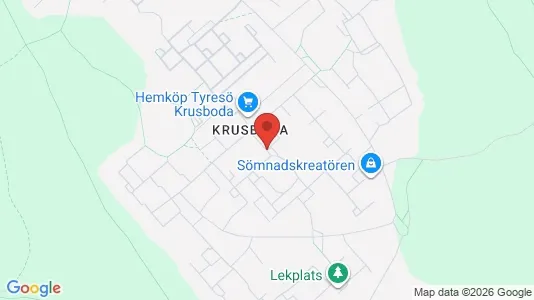 Lägenheter att hyra i Tyresö - kort over placeringen