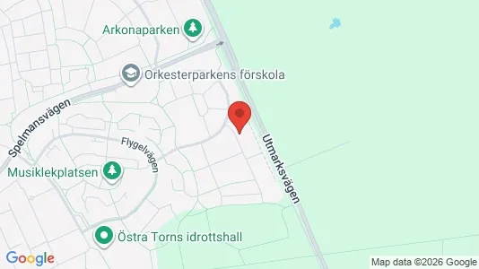 Lägenheter att hyra i Lund - kort over placeringen