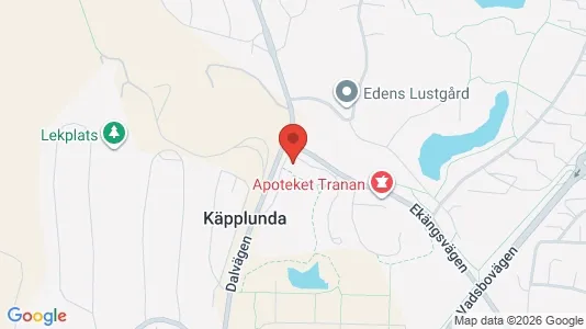 Lägenheter att hyra i Skövde - kort over placeringen