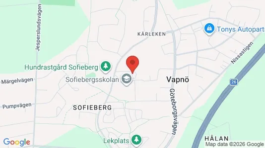 Lägenheter att hyra i Halmstad - kort over placeringen