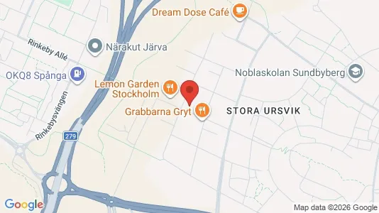 Lägenheter att hyra i Sundbyberg - kort over placeringen