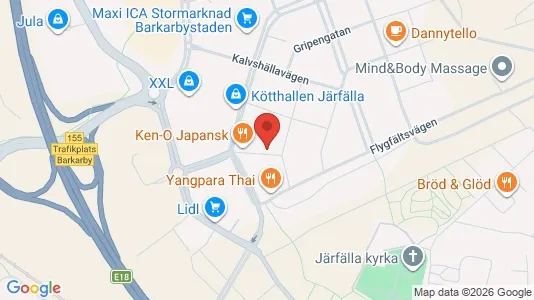 Lägenheter att hyra i Järfälla - kort over placeringen