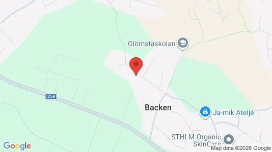 Lägenheter att hyra i Huddinge - kort over placeringen