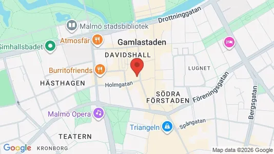 Lägenheter att hyra i Malmö Centrum - kort over placeringen