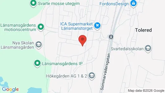 Lägenheter att hyra i Västra hisingen - kort over placeringen