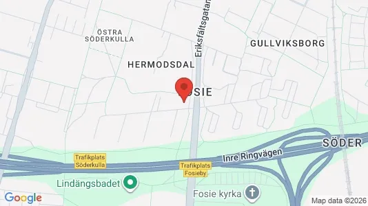 Lägenheter att hyra i Fosie - kort over placeringen