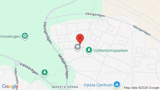 Lägenheter att hyra i Sigtuna - kort over placeringen