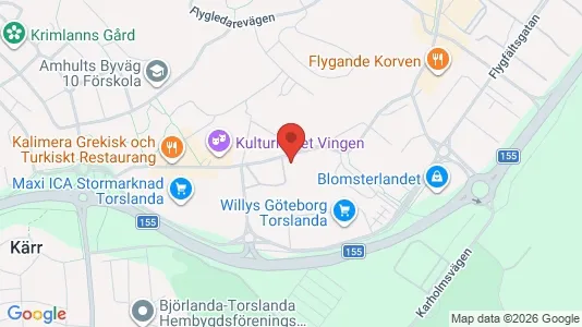 Lägenheter att hyra i Västra hisingen - kort over placeringen