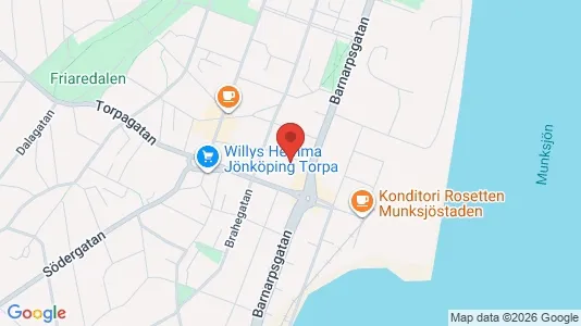 Lägenheter att hyra i Jönköping - kort over placeringen