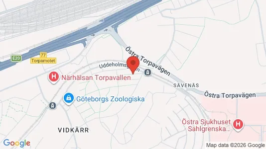Lägenheter att hyra i Örgryte-Härlanda - kort over placeringen