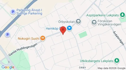 Lägenheter att hyra i Söderort - kort over placeringen
