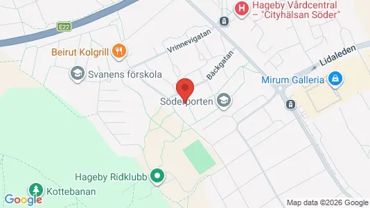 Lägenheter att hyra i Norrköping - kort over placeringen