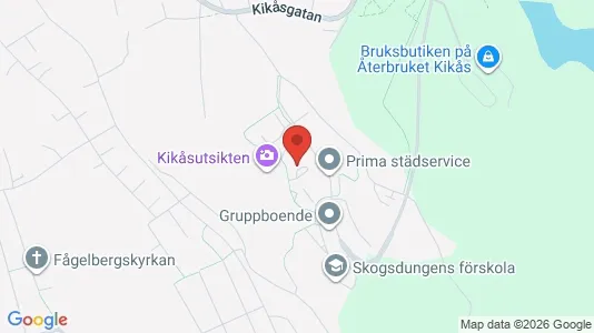 Lägenheter att hyra i Mölndal - kort over placeringen