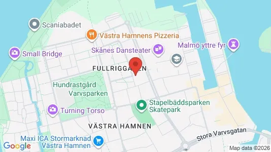 Lägenheter att hyra i Malmö Centrum - kort over placeringen