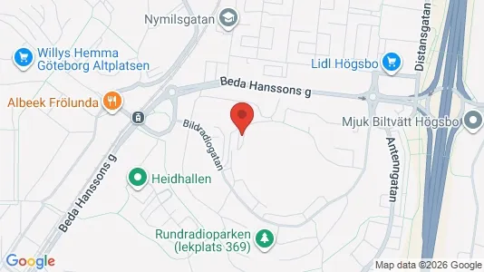 Lägenheter att hyra i Askim-Frölunda-Högsbo - kort over placeringen