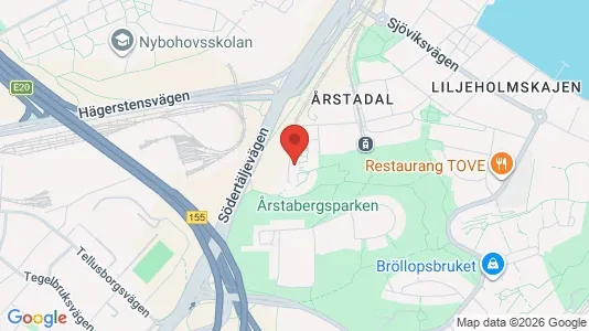Lägenheter att hyra i Södermalm - kort over placeringen