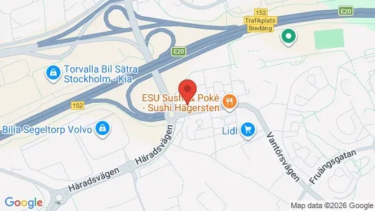 Lägenheter att hyra i Söderort - kort over placeringen