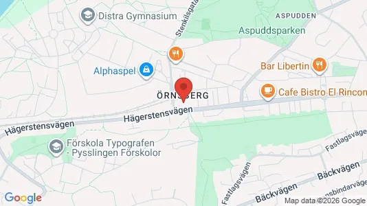 Lägenheter att hyra i Söderort - kort over placeringen