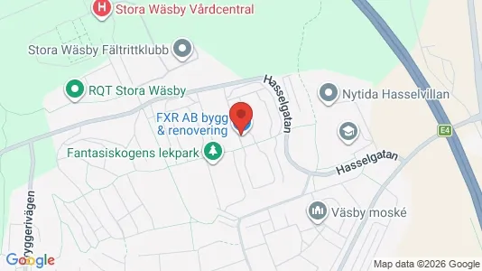 Lägenheter att hyra i Upplands Väsby - kort over placeringen