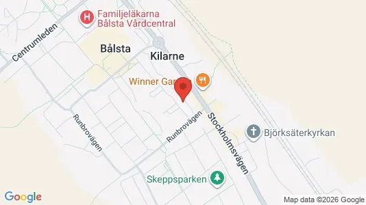 Lägenheter att hyra i Håbo - kort over placeringen